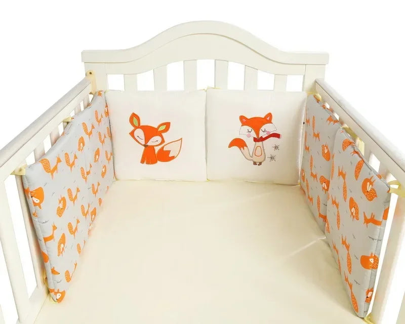 Kit de Almofadas de Proteção de Berço 6 Peças AlmoBaby