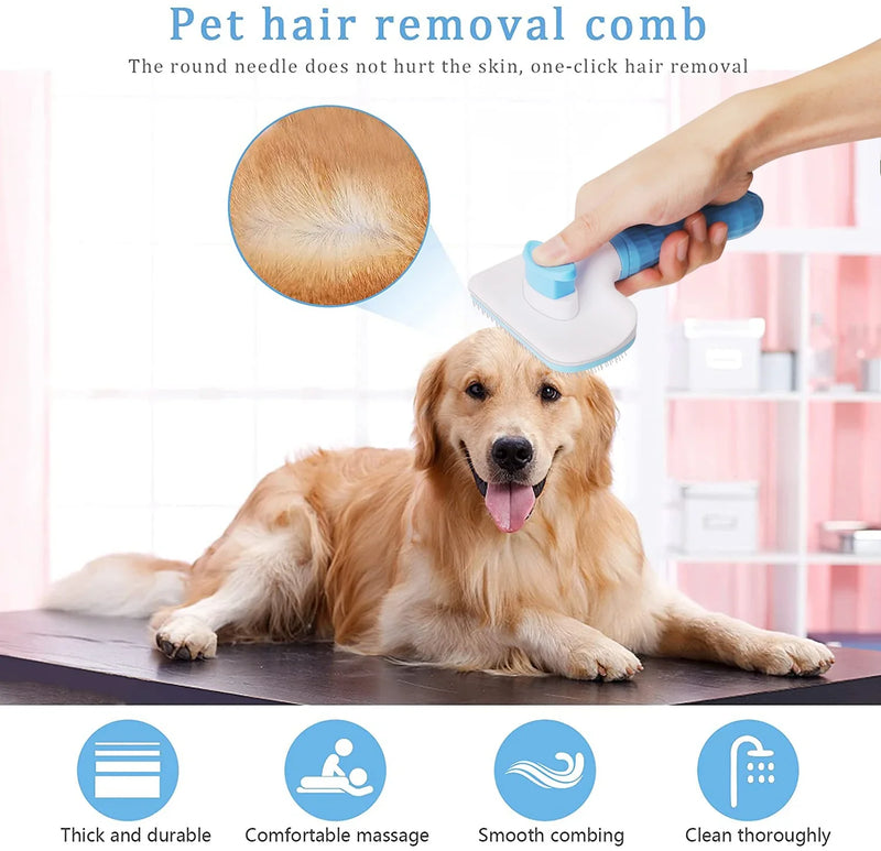 Escova de remoção de pelos para cães e gatos