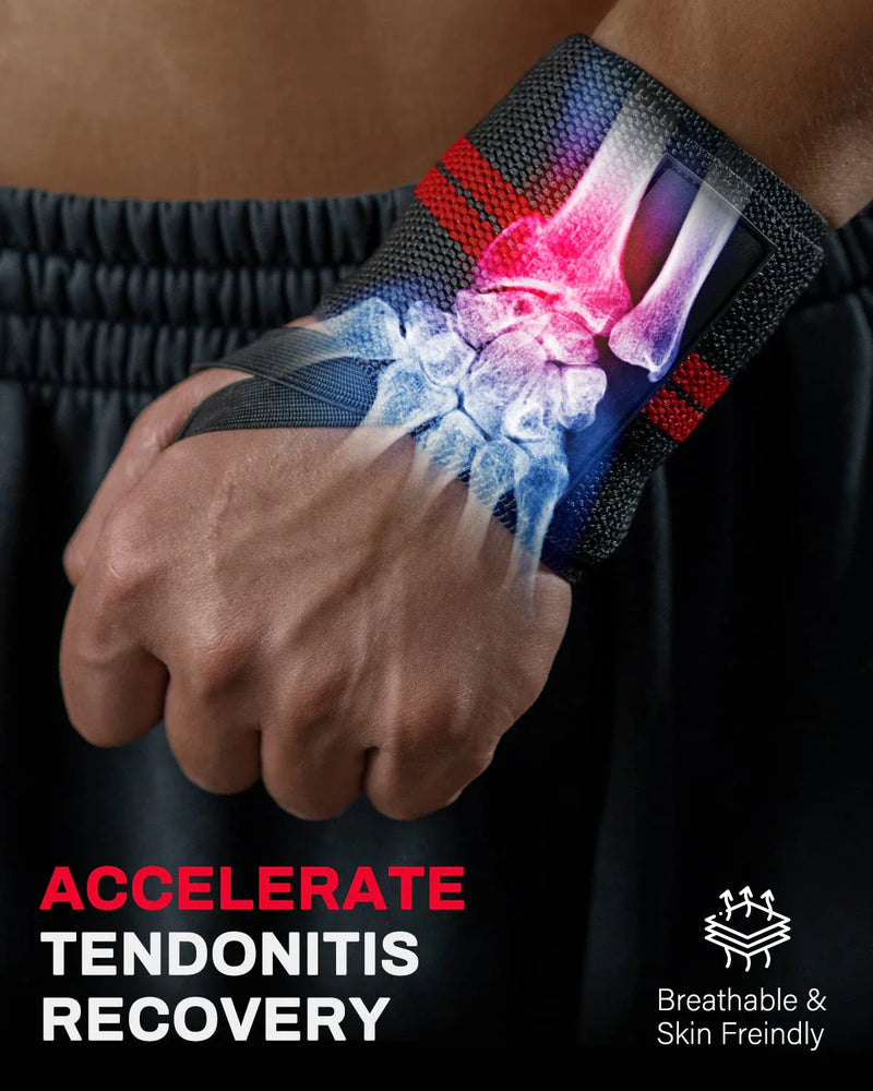 Par de Pulseras de Apoio para Pulso StrengthGuard